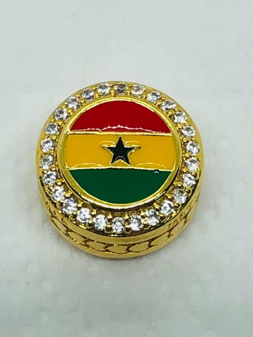 ✨ ✨Pandora Ghana Country Flag Exclusive Round Sparkling Charm